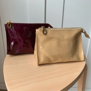 NWOT set of 2 Cosmetic Bags from Luxury Skincare Brand Omorowicza